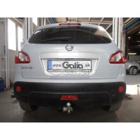 Фаркоп Galia оцинкованный для Nissan Qashqai I 2007-2013. Быстросъемный крюк. Артикул N051C