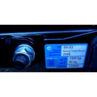 Фаркоп Baltex для SsangYong Kyron 2005-2020. Фланцевое крепление. Артикул SS-03