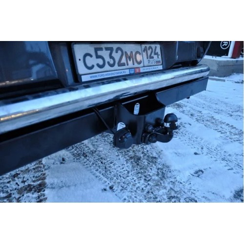 Фаркоп Brink (Thule) для Ford Ranger III 2/4WD (с бампером-трубой) 2012-2015. Фланцевое крепление. Артикул 557400