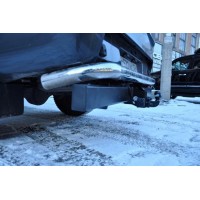 Фаркоп Brink (Thule) для Ford Ranger III 2/4WD (с бампером-трубой) 2012-2015. Фланцевое крепление. Артикул 557400