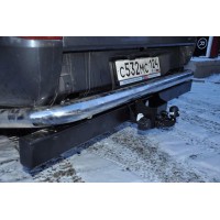 Фаркоп Brink (Thule) для Ford Ranger III 2/4WD (с бампером-трубой) 2012-2015. Фланцевое крепление. Артикул 557400