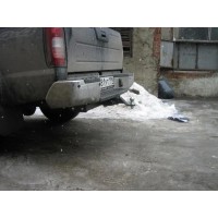 Фаркоп Bizon для Nissan NP300 2007-2020. Быстросъемный крюк. Артикул FA 0466-E