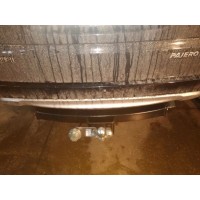 Фаркоп Лидер-Плюс для Mitsubishi Pajero Sport II 2008-2016. Фланцевое крепление. Артикул M115-F