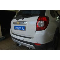 Фаркоп Galia оцинкованный для Chevrolet Captiva 2013-2016. Быстросъемный крюк. Артикул C060C