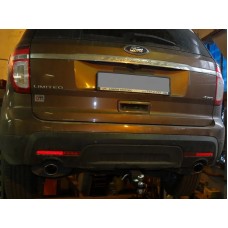 Фаркоп Baltex (c LED-фонарем) для Ford Explorer V (вкл. Sport) 2011-2020. Быстросъемный крюк. Артикул 08.2247.32F