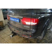 Фаркоп Bizon для SsangYong Kyron (без подр. бампера) 2005-2020. Быстросъемный крюк. Артикул FA 0530-E