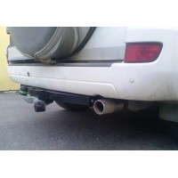 Фаркоп Лидер-Плюс для Toyota Land Cruiser Prado 150 2009-2020. Фланцевое крепление. Артикул T113-F