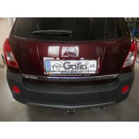 Фаркоп Galia оцинкованный для Chevrolet Captiva I 2-й рестайлинг (для авто без запаски снизу) 2013-2016. Артикул O065C