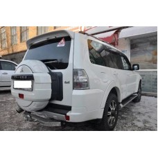 Фаркоп Baltex для Mitsubishi Pajero IV бензиновый 2006-2020 с нержавеющей накладкой. Артикул MP08E