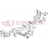 Фаркоп Steinhof для Opel Meriva В (искл. flex-fix;1.3CDTi) 2010-2018. Артикул O-176