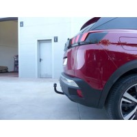 Фаркоп Aragon (быстросъемный крюк, вертикальное крепление) для Peugeot 3008 II 2016-2020. Артикул E4723CV