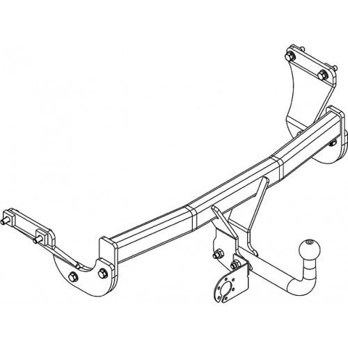 Фаркоп AvtoS для Hyundai i40 седан 2012-2020. Артикул HY 31
