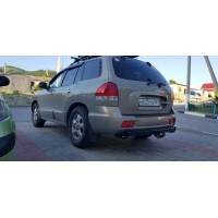 Фаркоп Лидер-Плюс для Hyundai Santa Fe I Classic (ТагАЗ) 2001-2013. Артикул H205-A