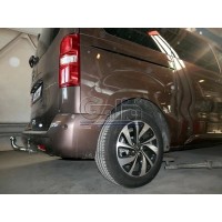 Фаркоп Galia оцинкованный для Peugeot Expert III 2016-2020. Быстросъемный крюк. Артикул C072C