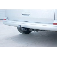 Фаркоп Aragon (быстросъемный крюк, горизонтальное крепление) для Volkswagen Caravelle T5 2003-2015.. Артикул E6706DS