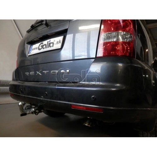 Фаркоп Galia оцинкованный для SsangYong Rexton II 2006-2012. Быстросъемный крюк. Артикул S109C