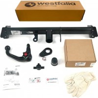 Фаркоп Westfalia с электрикой для BMW X4 F26 (включая M-Sport) 2014-2018. Быстросъемный крюк. Артикул 303404900113