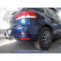 Фаркоп Galia оцинкованный для Volkswagen Golf V, VI Plus 2005-2015. Быстросъемный крюк. Артикул A038C