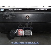 Фаркоп Galia оцинкованный для Volkswagen Golf V, VI Plus 2005-2015. Быстросъемный крюк. Артикул A038C