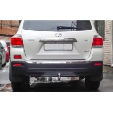 Фаркоп Bosal для Toyota Highlander III 2014-2020. (с декор. пластиной) Фланцевое крепление. Артикул 3089-FL