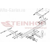 Фаркоп Steinhof для Renault Logan II седан 2014-2020. Артикул D-047