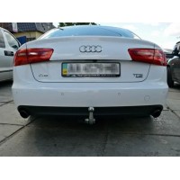 Фаркоп Galia оцинкованный для Audi A6 С7 Allroad 2012-2020. Артикул A049A