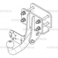 Фаркоп AvtoS для Toyota Hilux VII рестайлинг 2011-2015. Артикул TY 27