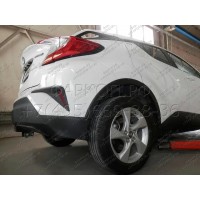 Фаркоп Galia оцинкованный для Toyota C-HR 2018-2020. Быстросъемный крюк. Артикул T073C