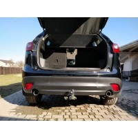Фаркоп Galia оцинкованный для Mazda CX-5 II 2017-2020. Быстросъемный крюк. Артикул M129C