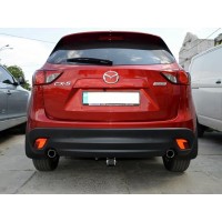 Фаркоп Galia оцинкованный для Mazda CX-5 II 2017-2020. Быстросъемный крюк. Артикул M129C
