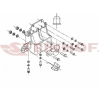Фаркоп Steinhof для Toyota Land Cruiser Prado 120 3-дв. 2003-2009. Фланцевое крепление. Артикул T-165