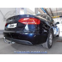 Фаркоп Galia оцинкованный для Audi A4 B8 Allroad 2009-2020. Быстросъемный крюк. Артикул A047C