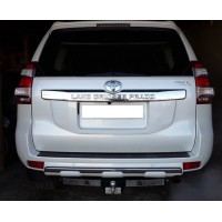 Фаркоп Лидер-Плюс для Lexus GX 460 2009-2013 (с накладкой из нерж. стали). Фланцевое крепление. Артикул T113-F(N)