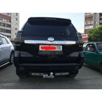 Фаркоп Лидер-Плюс для Lexus GX 460 2009-2013 (с накладкой из нерж. стали). Фланцевое крепление. Артикул T113-F(N)