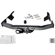 Фаркоп Baltex для Toyota Land Cruiser 100 GX 1998-2007. (с декор. пластиной) Фланцевое крепление. Артикул Y-09a