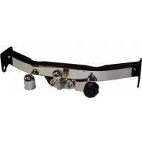 Фаркоп Baltex для Toyota Land Cruiser 100 GX 1998-2007. (с декор. пластиной) Фланцевое крепление. Артикул Y-09a
