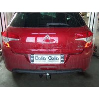 Фаркоп Galia оцинкованный для Peugeot 308 I хэтчбек 5-дв. 2007-2012. Быстросъемный крюк. Артикул C038C