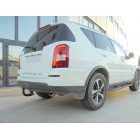 Фаркоп Aragon (быстросъемный крюк, вертикальное крепление) для SsangYong Rexton I 2001-2006.. Артикул E3103AV